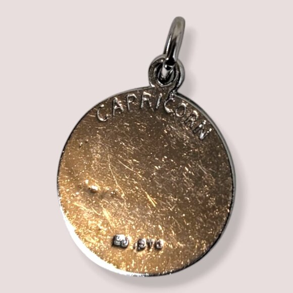 Vintage Sterling Capricorn Charm - Picture 3 of 4
